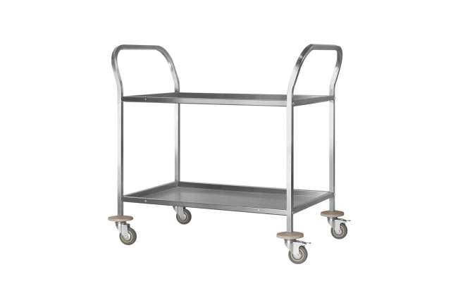 Тележка для сервировки ТДСп - 800*500*860 "Profi Inox", 2 уровня